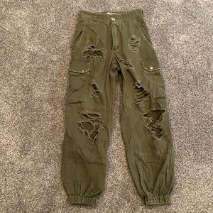Carmar jean ripped joggers
